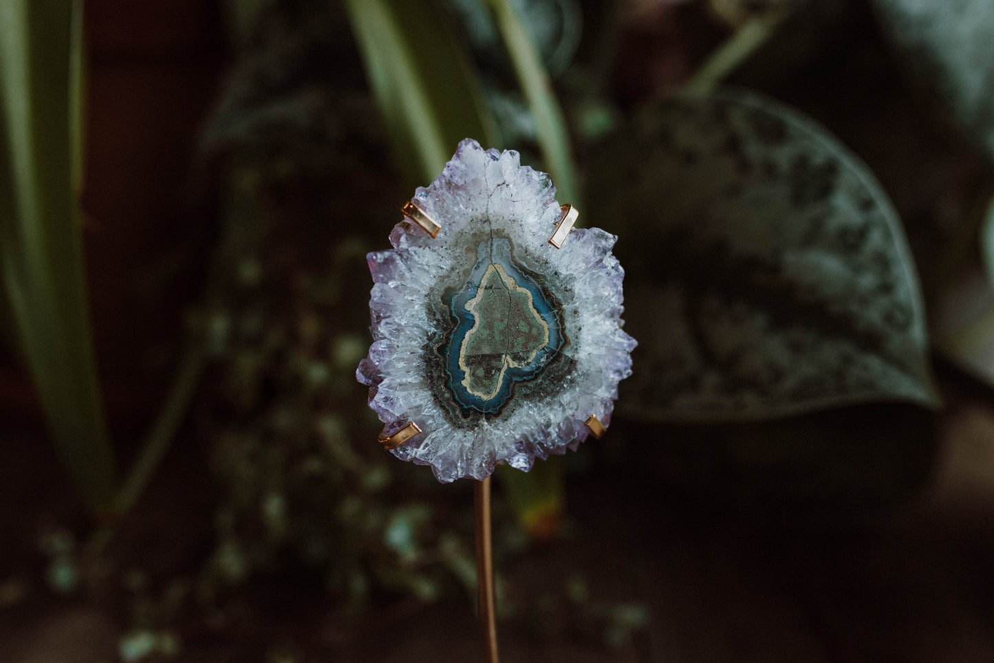 Amethyst Stalactite on Stand