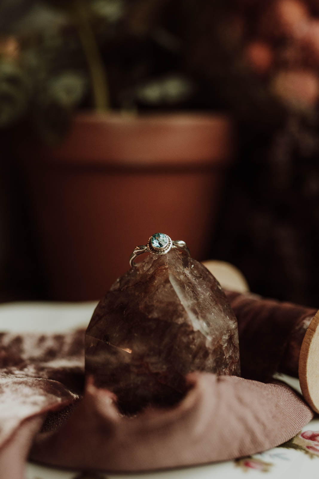 Swiss Blue Topaz Ring - Sterling Silver PBM26