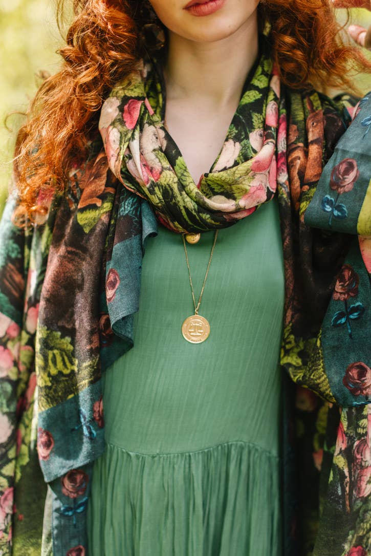 The Daydreamer Scarf with Sleeping Beauty