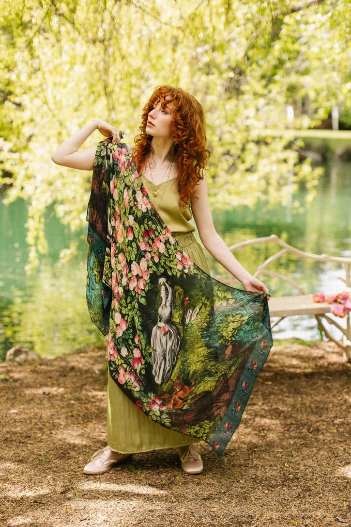 The Daydreamer Scarf with Sleeping Beauty