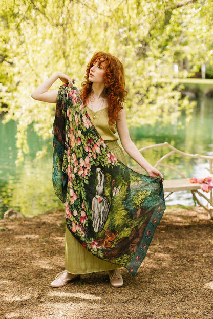 The Daydreamer Scarf with Sleeping Beauty
