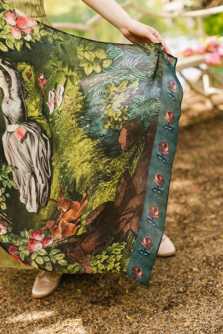 The Daydreamer Scarf with Sleeping Beauty