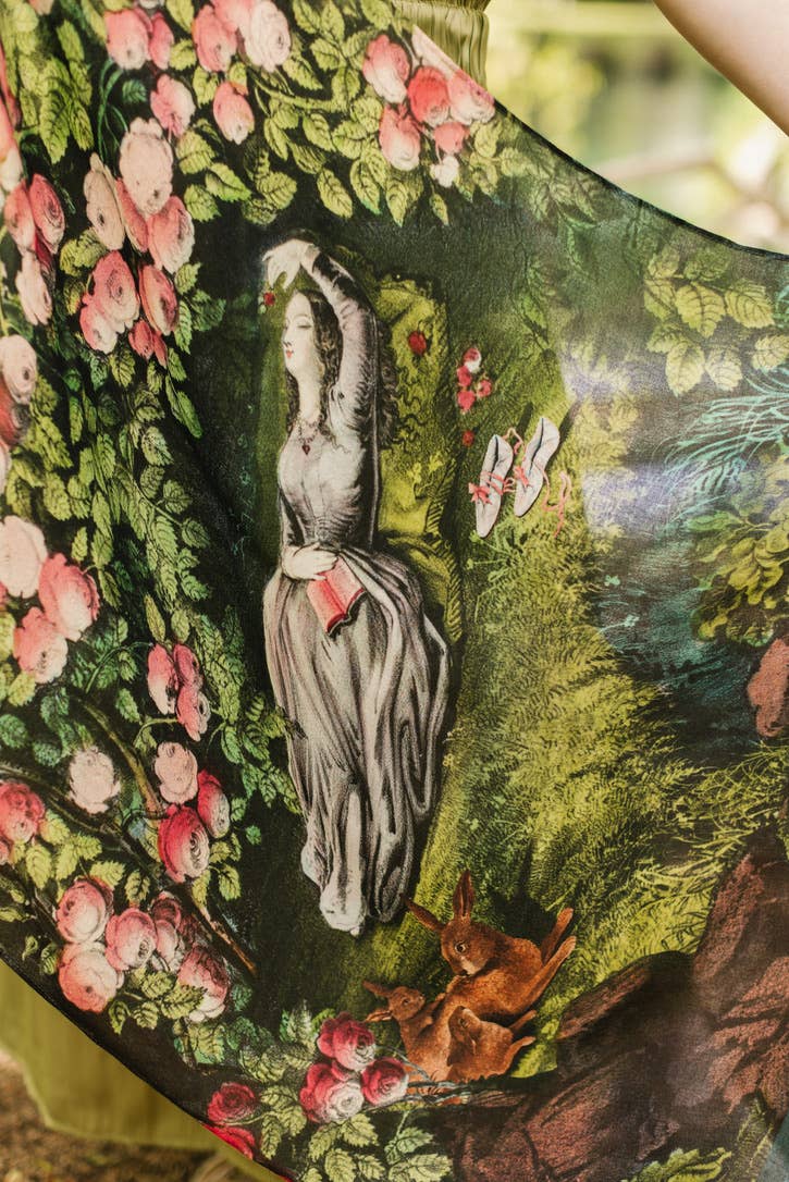 The Daydreamer Scarf with Sleeping Beauty