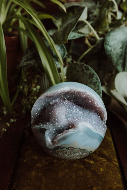 Amethyst Druzy Sphere