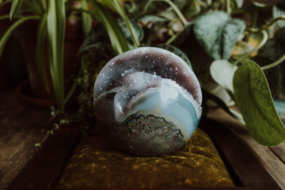 Amethyst Druzy Sphere