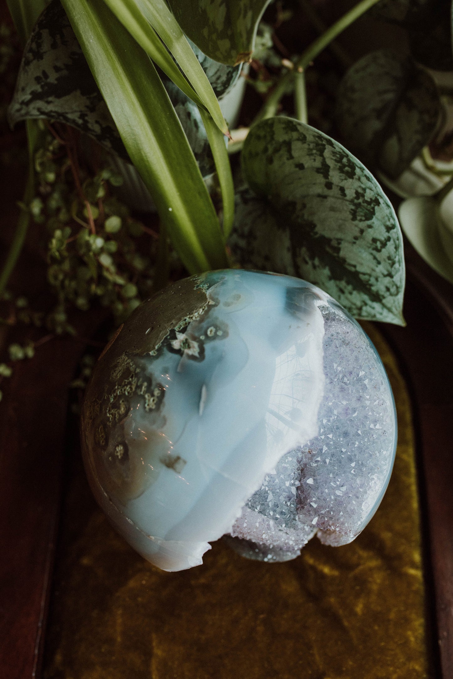Amethyst Druzy Sphere