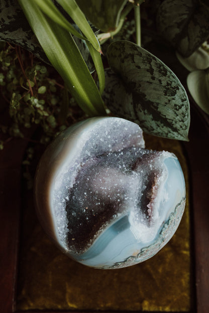 Amethyst Druzy Sphere
