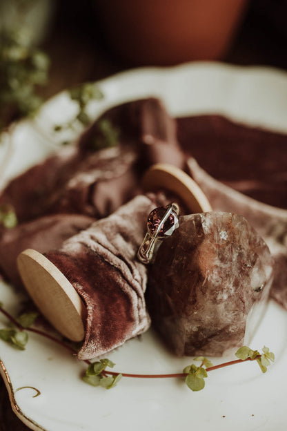 Bridge On The Lake Cranberry Quartz Ring