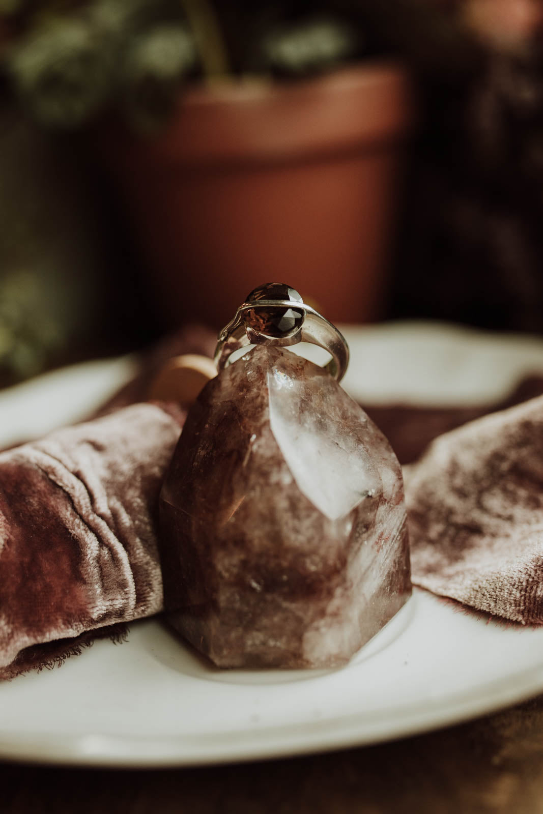 Bridge On The Lake Smoky Quartz Ring