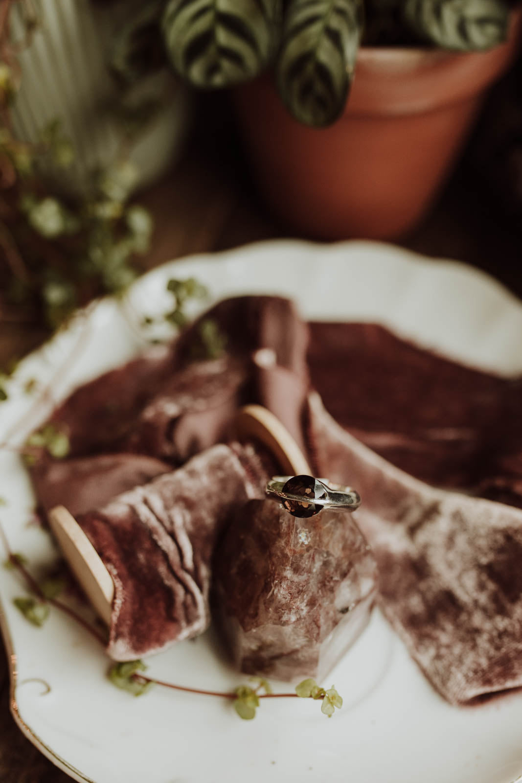 Bridge On The Lake Smoky Quartz Ring