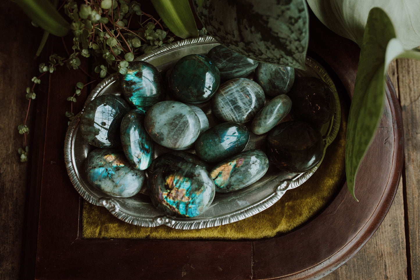 Labradorite Palm Stone