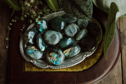 Labradorite Palm Stone