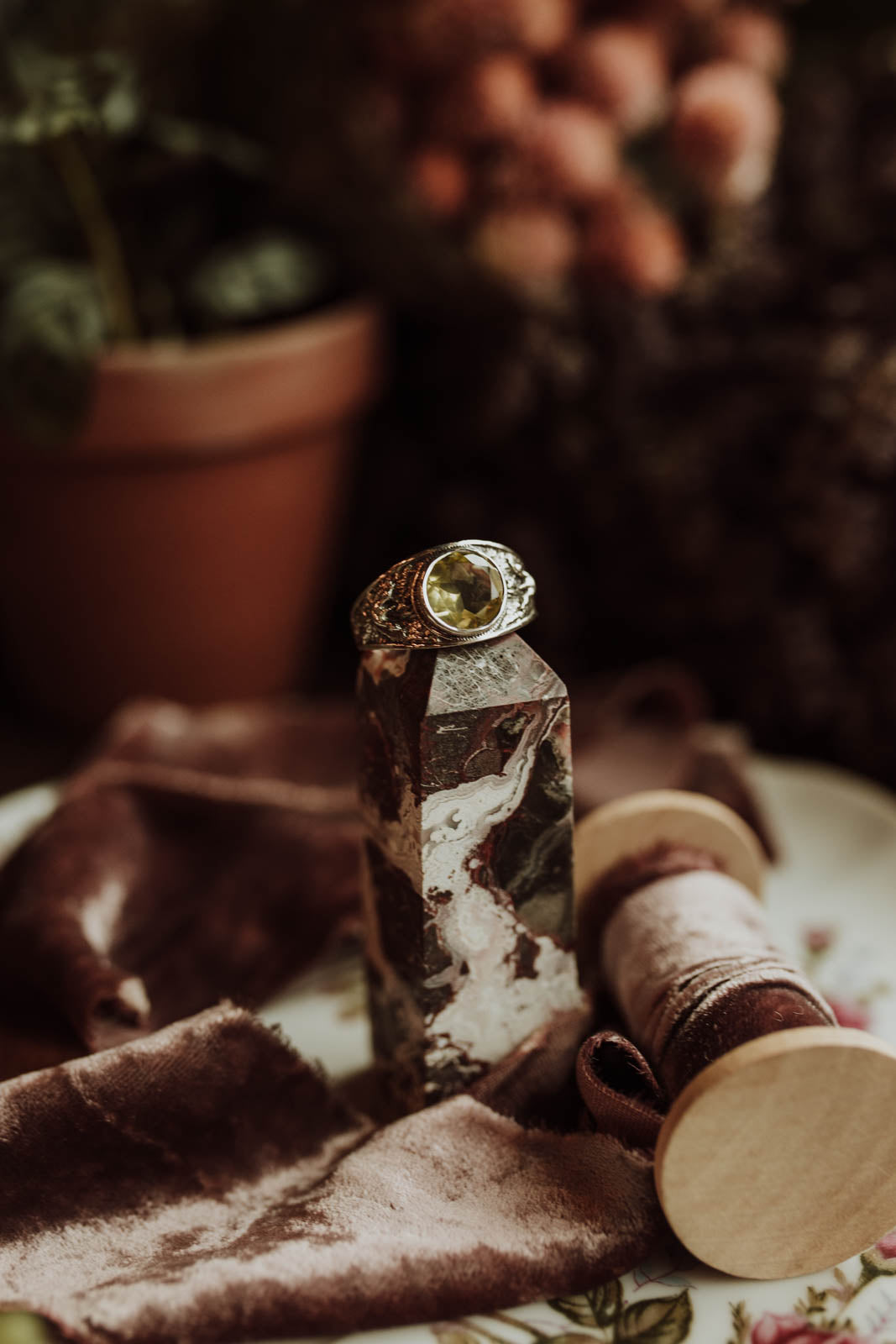 Lemon Quartz Ring - Sterling Silver PBM26