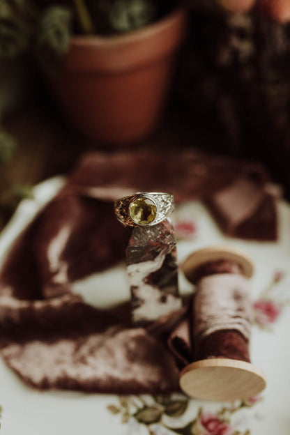 Lemon Quartz Ring - Sterling Silver PBM26