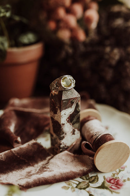 Lemon Quartz Ring - Sterling Silver PBM26