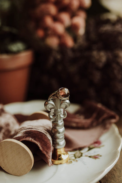 Andalusite Moon Ring - Sterling Silver PBM26