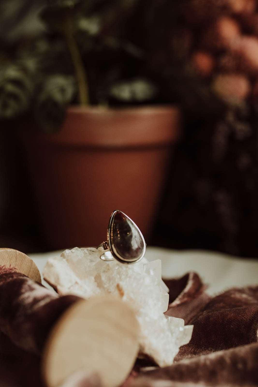 Cacoxenite Ring - Sterling Silver PBM26