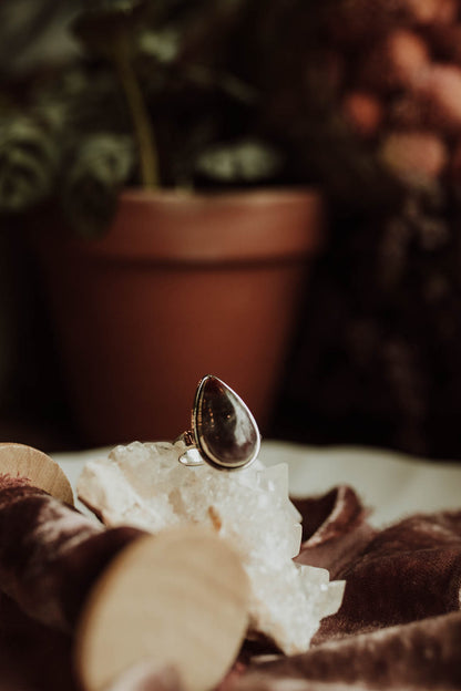 Cacoxenite Ring - Sterling Silver PBM26