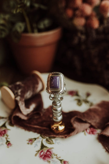 Charoite Ring - Sterling Silver PBM26