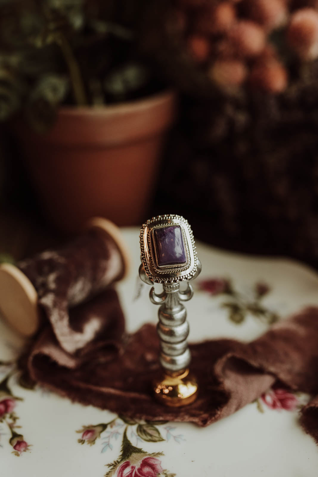 Charoite Ring - Sterling Silver PBM26