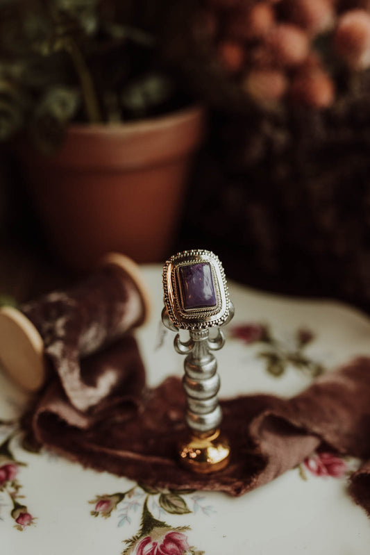 Charoite Ring - Sterling Silver PBM26