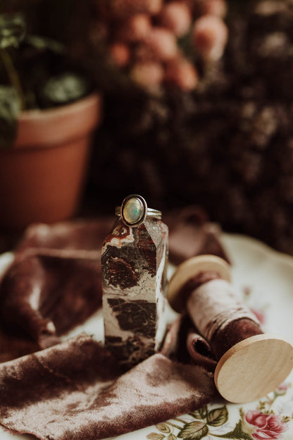 Ethiopian Opal Ring - Sterling Silver PBM26