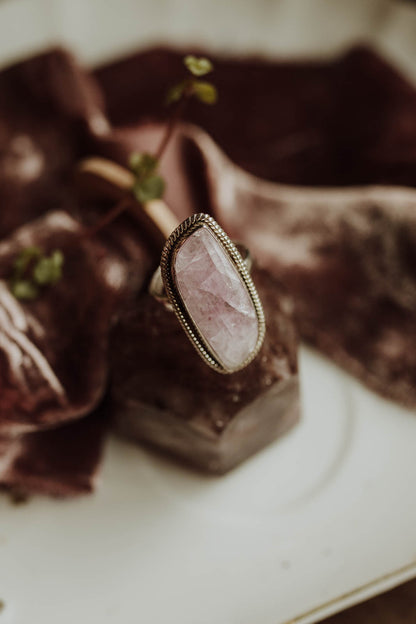 Kunzite Ring - Sterling Silver PBM26