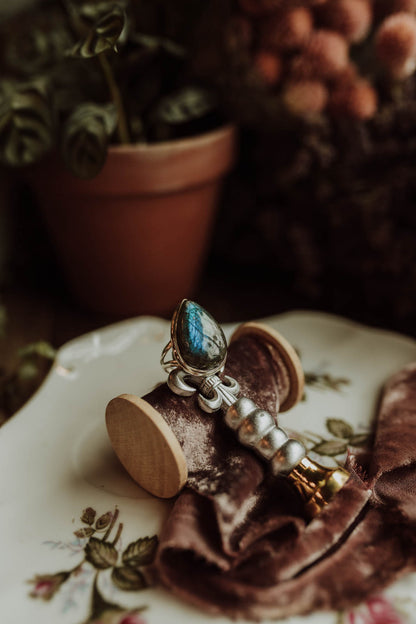 Labradorite Ring - Sterling Silver PBM26