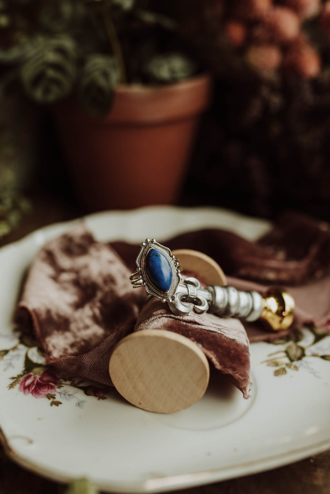 Lapis Lazuli Ring - Sterling Silver PBM26