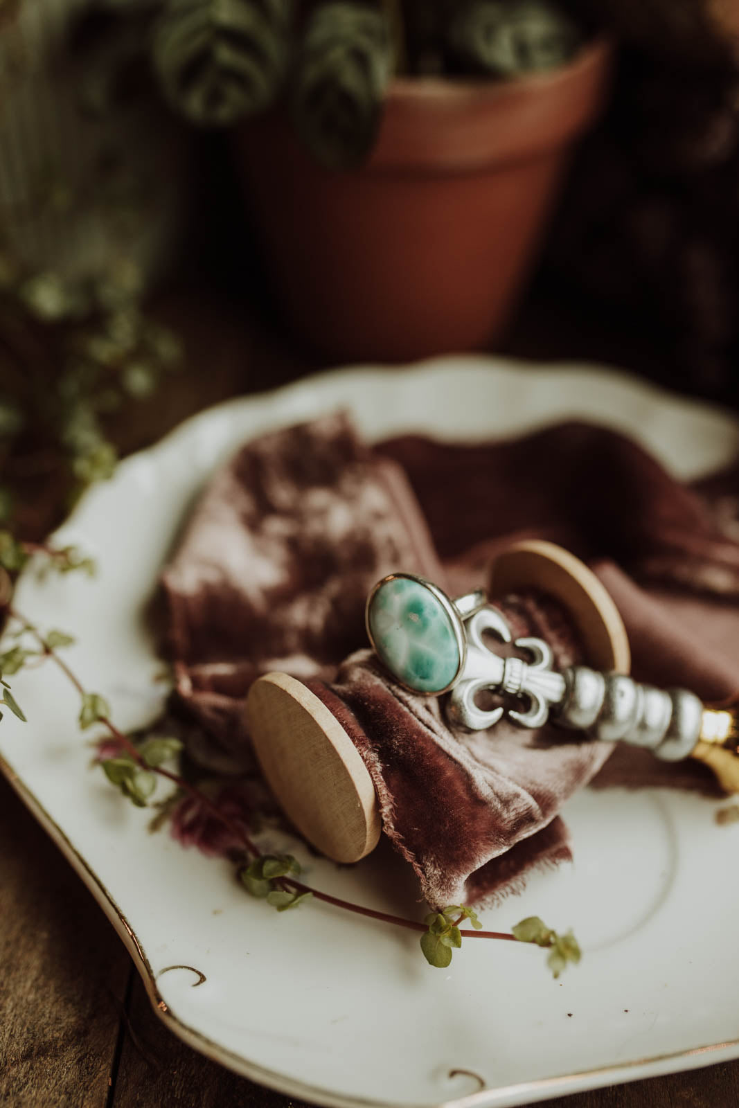 Larimar Ring - Sterling Silver PBM26