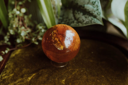 Yellow Fluorite Sphere