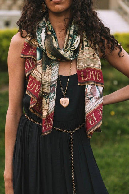 Wildheart Scarf with Unicorn