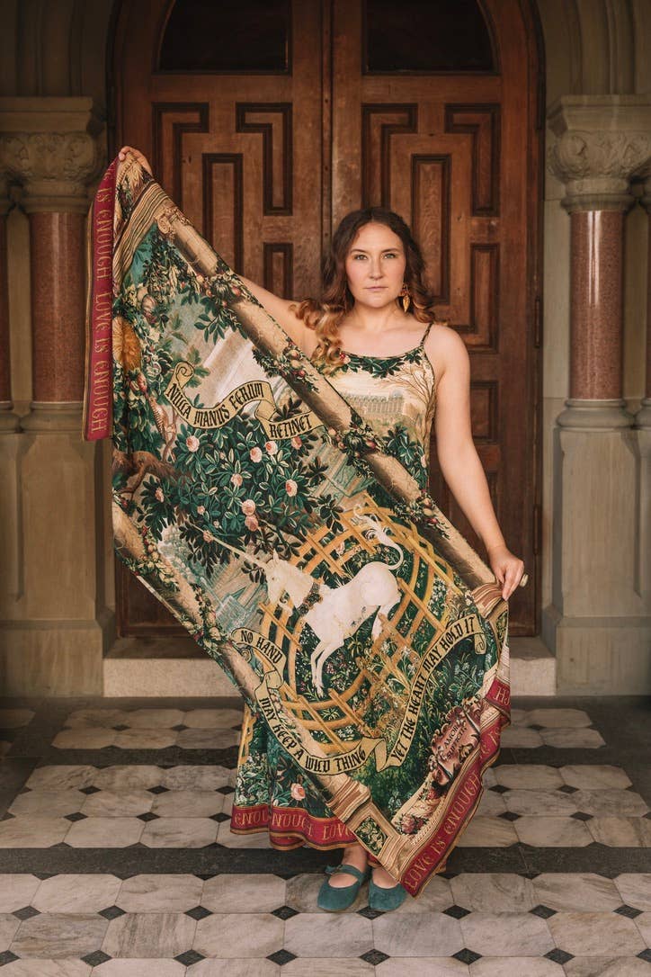 Wildheart Scarf with Unicorn