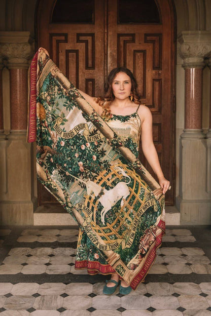 Wildheart Scarf with Unicorn