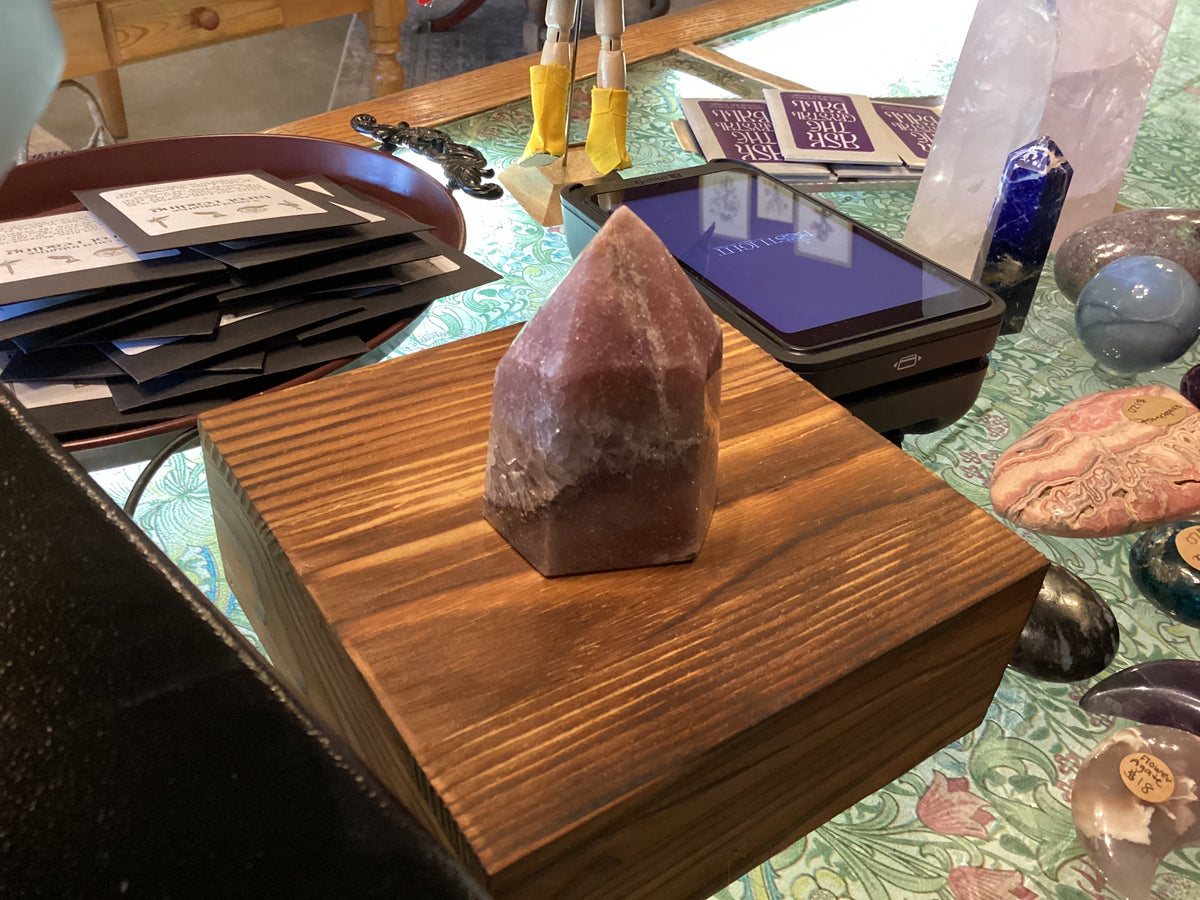 Strawberry quartz tower