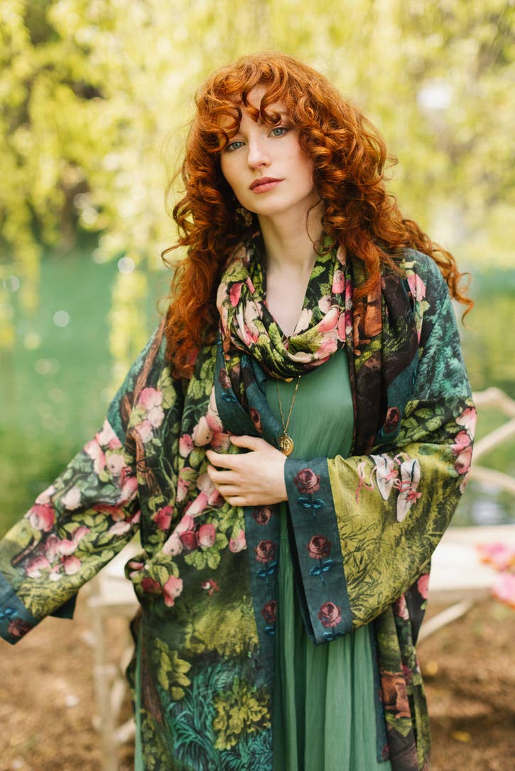 The Daydreamer Scarf with Sleeping Beauty