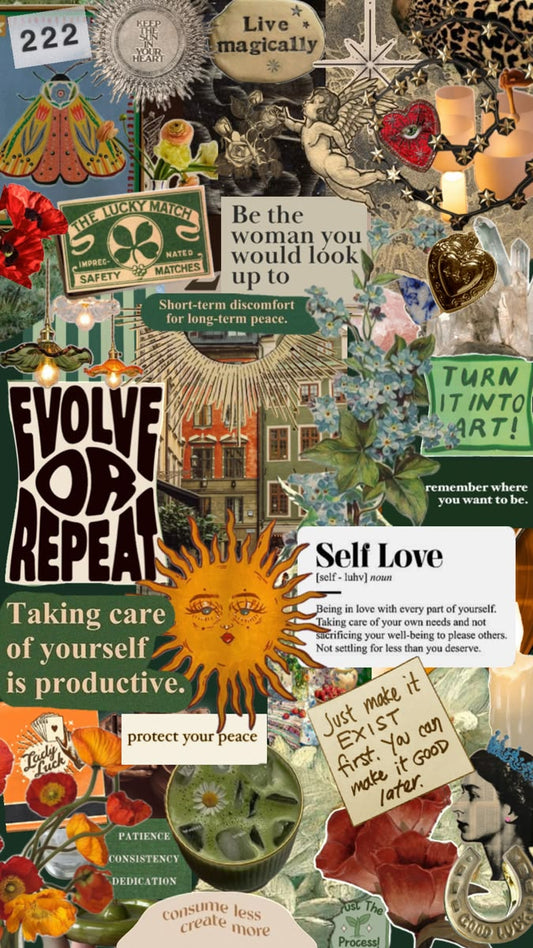 Intention Circle Collage Night