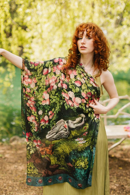 The Daydreamer Scarf with Sleeping Beauty